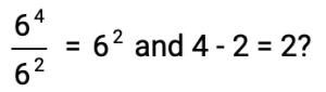 exponents division